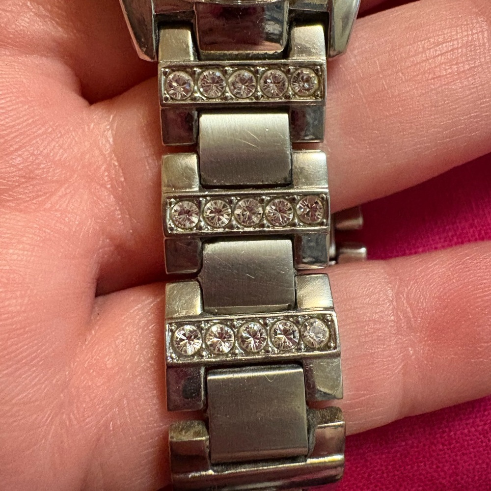Fossil Silver Smartwatch with Crystal Bezel - Picture 3 of 8